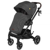 Carucior 2 in 1 Moss Onyx Skiddou negru - 1