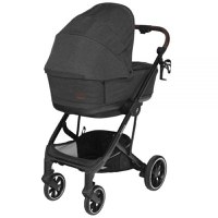 Carucior 2 in 1 Moss Onyx Skiddou negru - 2