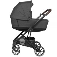 Carucior 2 in 1 Moss Onyx Skiddou negru - 7