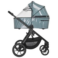 Carucior 2 in 1 pentru copii Espiro Yoga Verde 0-22 kg, premium, toate accesoriile incluse - 5