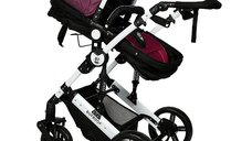 Carucior 2 in 1 reversibil  0-36 luni X2 Purple