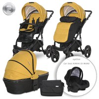 Carucior 2 in 1 Rimini Premium Lemmon Curry - 3