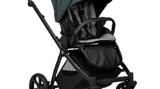 Carucior 2 in 1 Tutis Mio 3+ Pacific Green 240 din piele, sezut reversibil si maner reglabil
