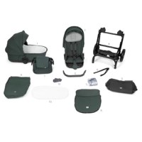 Carucior 2 in 1 Tutis Mio 3+ Turquoise 243 din piele, sezut reversibil, amortizoare duble, maner reglabil, accesorii incluse - 2