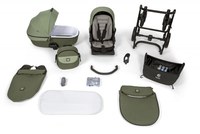 Carucior 2 in 1 Tutis Uno 5+ Menta 143 sezut reversibil, spatar reglabil, roti cu blocare, bara detasabila, accesorii incluse - 1