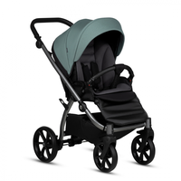 Carucior 2 in 1 Tutis Uno 5+ Menta 143 sezut reversibil, spatar reglabil, roti cu blocare, bara detasabila, accesorii incluse - 5