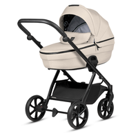 Carucior 2 in 1 Tutis Uno 6+ Beige 180, sezut reversibil, spatar reglabil, cadru din aluminiu, amortizoare, roti cu blocare, greutate admisa 22 kg - 4