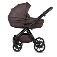 Carucior 2 in 1 Tutis Uno 6+ Cioccolata 177 din piele, sezut reversibil, spatar reglabil, cadru din aluminiu, amortizoare, roti cu blocare, greutate admisa 22 kg - 2