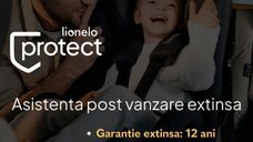 Carucior 3 in 1 Lionelo Layla Bej pana la 22 kg, reversibil, cadru aluminiu, landou intarit si salteluta din spuma AirDots si scoica auto testata ADAC