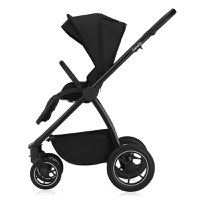 Carucior 3 in 1 Lionelo Meril, cu landou de dimensiune XL, reversibil, cu scoica auto testata ADAC, cu accesorii, pana la 22 kg, conform cu EN1888-1 EN1888-2, EN1466, negru - 2