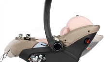 Carucior 3 in 1 Peg Perego Veloce Lounge 0 - 22 kg Mon Amour bej  roz i-Size