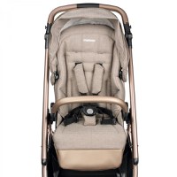 Carucior 3 in 1 Peg Perego Veloce Lounge 0 - 22 kg Mon Amour bej  roz i-Size - 7