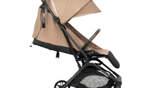 Carucior copii Tutis Noordi Sia Sand Beige Carbon, 5.9 kg, compatibil cu avionul, accesorii incluse, suporta pana la 22 kg