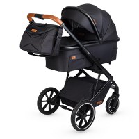 Carucior modular 2in1 Coccolle Nessia Diamond black + Balansoar bebelusi Coccolle Velio Butternut cadou - 4