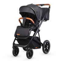 Carucior modular 2in1 Coccolle Nessia Diamond black + Balansoar bebelusi Coccolle Velio Butternut cadou - 6