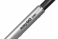 Carucior pentru copii 2 in 1 Easy Go Giro, pana la 22 kg, cu landou 80 cm, Maner telescopic, copertina XXL, pliere tip pendul, cadru ultra-usor din aluminiu, accesorii incluse, Ebony Black - 4