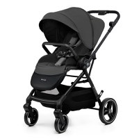 Carucior pentru copii 3 in 1 Kinderkraft Yoxi Moonlight Grey 0-22 kg, cadru din aluminiu, accesorii incluse - 3