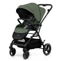 Carucior pentru copii 3 in 1 Kinderkraft Yoxi Mystic Green 0-22 kg, cadru din aluminiu, accesorii incluse - 2
