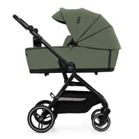Carucior pentru copii 3 in 1 Kinderkraft Yoxi Mystic Green 0-22 kg, cadru din aluminiu, accesorii incluse - 5