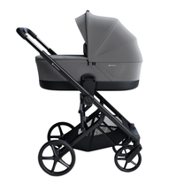 Carucior pentru copii Avionaut Sirius Grey 2 in 1 cu suspensie, maner telescopic, geanta, greutate admisa 22 kg - 8