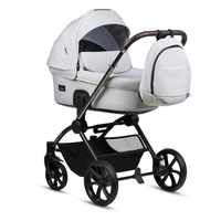 Carucior pentru copii Buba Kanatitza Risso 2 in 1 cu suspensii, scaun reversibil, rucsac, suport pahar, plasa insecte si husa ploaie - 1