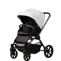 Carucior pentru copii Buba Kanatitza Risso 2 in 1 cu suspensii, scaun reversibil, rucsac, suport pahar, plasa insecte si husa ploaie - 2