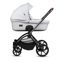 Carucior pentru copii Buba Kanatitza Risso 2 in 1 cu suspensii, scaun reversibil, rucsac, suport pahar, plasa insecte si husa ploaie - 5