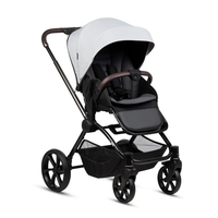 Carucior pentru copii Buba Kanatitza Risso 2 in 1 cu suspensii, scaun reversibil, rucsac, suport pahar, plasa insecte si husa ploaie - 6