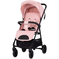 Carucior pentru copii Chipolino Blossom Powder Pink, spatar reglabil, bara de protectie, greutate admisa 22 kg - 12