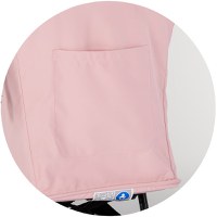 Carucior pentru copii Chipolino Blossom Powder Pink, spatar reglabil, bara de protectie, greutate admisa 22 kg - 9