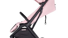 Carucior pentru copii Chipolino Diamond pink marshmallow, Cadru aluminiu, Spatar reglabil, suport picioare reglabil, Suspensii, greutate suportata 22 kg