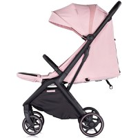 Carucior pentru copii Chipolino Diamond pink marshmallow, Cadru aluminiu, Spatar reglabil, suport picioare reglabil, Suspensii, greutate suportata 22 kg - 2