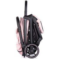 Carucior pentru copii Chipolino Diamond pink marshmallow, Cadru aluminiu, Spatar reglabil, suport picioare reglabil, Suspensii, greutate suportata 22 kg - 3