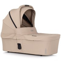 Carucior pentru copii Chipolino Encanto 3 in 1 tiramisu cu spatar reglabil, suspensii, bara detasabila, suport piciare ajustabil, maner reglabil si accesorii - 7