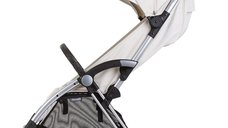 Carucior pentru copii Chipolino Illusion biscotta, Pliere automata, Spatar reglabil, bara de protectie detasabila, Suport picioare reglabil, greutate suportata 22 kg