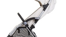 Carucior pentru copii Chipolino Illusion biscotta, Pliere automata, Spatar reglabil, bara de protectie detasabila, Suport picioare reglabil, greutate suportata 22 kg
