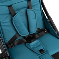 Carucior pentru copii, Kidnort Fjallrav Albastru, cu pliere compacta, suspensie integrala, spatar si viziera reglabile, pana la 22 kg, accesorii incluse, suport pentru pahar, husa transport - 1