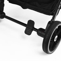 Carucior pentru copii, Kidnort Fjallrav Albastru, cu pliere compacta, suspensie integrala, spatar si viziera reglabile, pana la 22 kg, accesorii incluse, suport pentru pahar, husa transport - 4