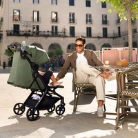 Carucior pentru copii Kinderkraft Nubi 3 Mystic Green autopliabil, cadru din aluminiu, greutate admisa 22 kg, accesorii incluse - 1