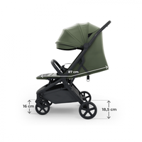 Carucior pentru copii Kinderkraft Nubi 3 Mystic Green autopliabil, cadru din aluminiu, greutate admisa 22 kg, accesorii incluse - 4