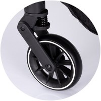 Carucior pentru gemeni Chipolino Twinity Cloud, cadru din aluminiu, suspensii, huse picioare, suport pahar, gentuta - 3
