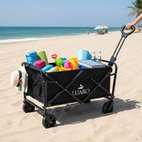 Carucior pliabil Ikonka cu maner telescopic, universal, sarcina maxima 100 kg - 1