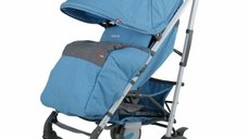 Carucior sport Adamex Quatro Evo, turcoaz, pentru copii de 6-36 luni, cu cadru din aluminiu