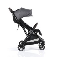Carucior sport Cangaroo pana la 22kg cadru din aluminiu cu pliere compacta Autofold,spatar reglabil pana la pozitie de somn,roti EVA detasabile si husa de picioare inclusa Easy Fold Gri - 11