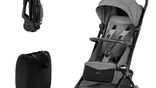 Carucior sport KinderKraft Pilot 2 cu pliere compacta Platinum Gray