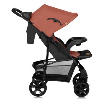 Carucior sport Lionelo Emma Plus Cu tavita, 2 Suporturi pentru pahar, Geanta accesorii, Standard de siguranta EN1888-1 roz - 2