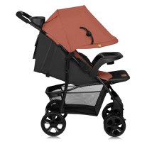 Carucior sport Lionelo Emma Plus Cu tavita, 2 Suporturi pentru pahar, Geanta accesorii, Standard de siguranta EN1888-1 roz - 3
