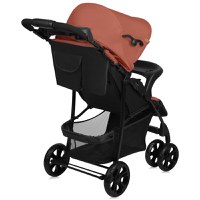 Carucior sport Lionelo Emma Plus Cu tavita, 2 Suporturi pentru pahar, Geanta accesorii, Standard de siguranta EN1888-1 roz - 5