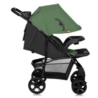 Carucior sport Lionelo Emma Plus Cu tavita, 2 Suporturi pentru pahar, Geanta accesorii, Standard de siguranta EN1888-1 verde - 3