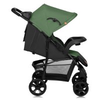 Carucior sport Lionelo Emma Plus Cu tavita, 2 Suporturi pentru pahar, Geanta accesorii, Standard de siguranta EN1888-1 verde - 4